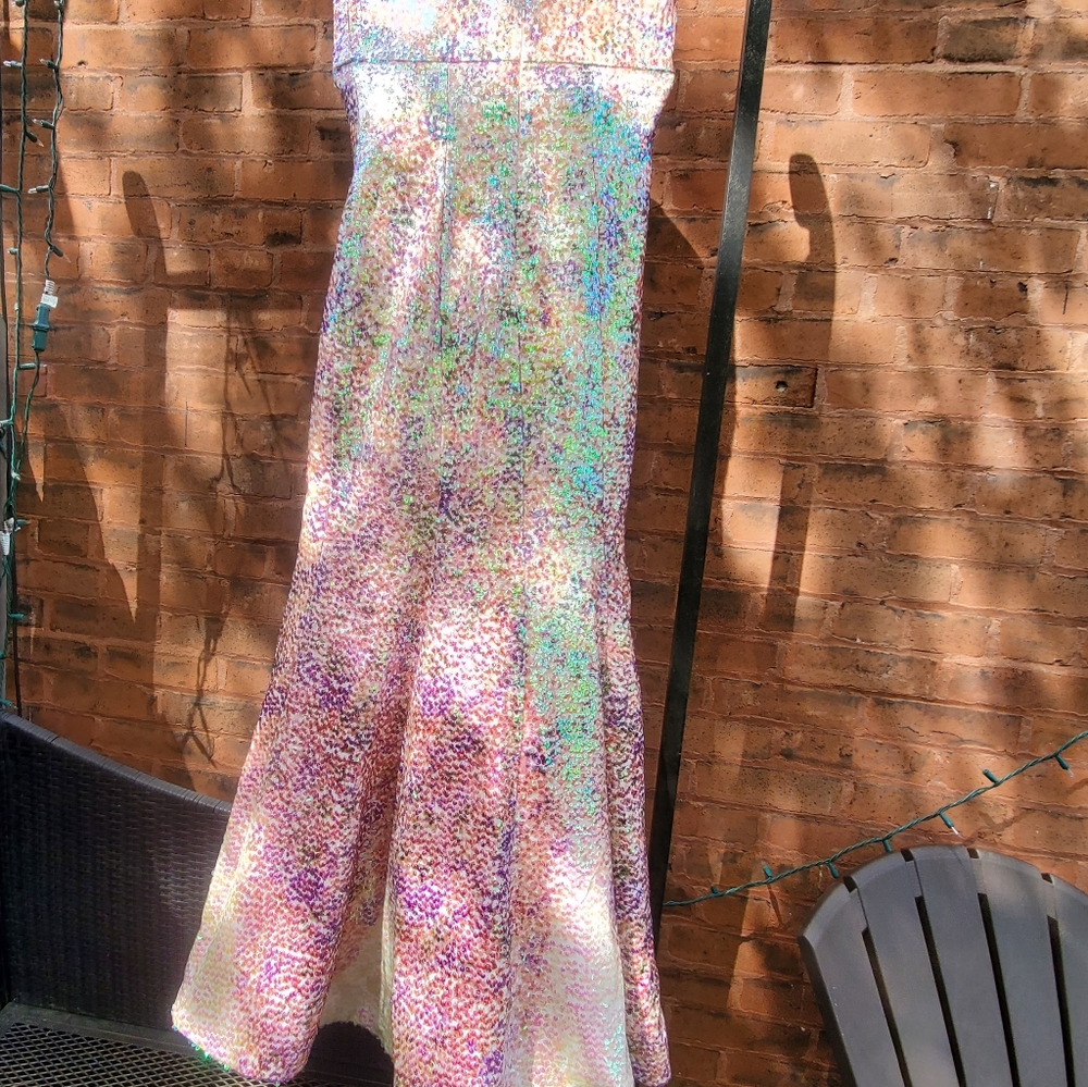 Jovani Sequin Mermaid Dress sz 12 - Picture 6 of 15